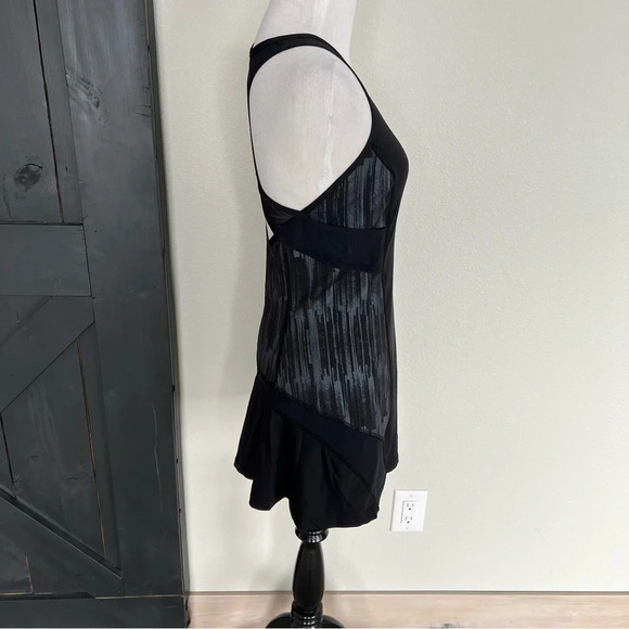 Lululemon Ace Dress Black Scratch Match Black Multi Casual Women’s Activewear - Picture 7 of 11